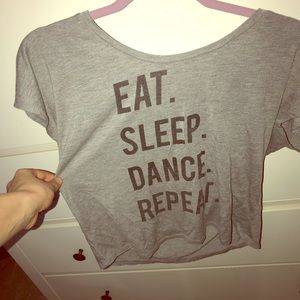 EAT SLEEP DANCE REPEAT t shirt